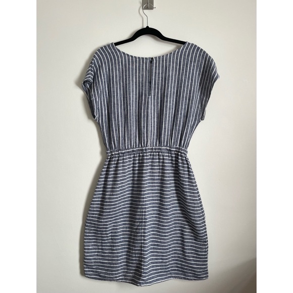 Striped Linen Dress - Picture 2 of 4